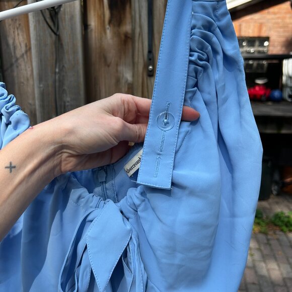 Abercrombie Powder Blue Midi Dress - Picture 7 of 7
